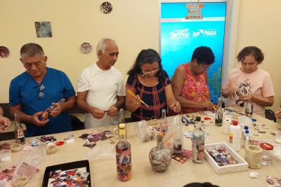 notícia: Idosos têm acesso a serviços de saúde e estética nas colônias de férias das Usinas da Paz