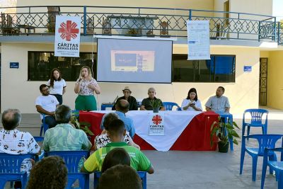 notícia: Semas debate formação de consórcios para gestão de resíduos sólidos na bacia do Rio Marapanim 