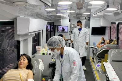 notícia: Hemopa e Seap promovem campanha de doação de sangue que pode beneficiar mais de 240 paraenses