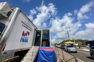 notícia: Centro de Comando e Controle Móvel agiliza registro de ocorrências em Ajuruteua