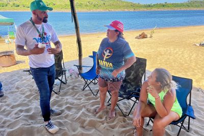 notícia: Equipes do Ideflor-Bio monitoram acampamentos nas praias da Serra das Andorinhas