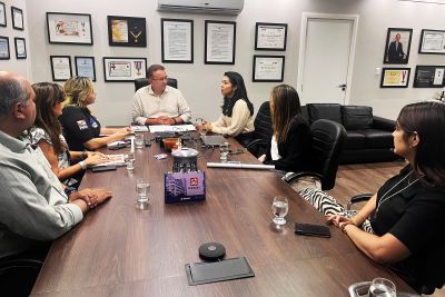 notícia: Cosanpa e Semu firmam parceria para promoção do “Agosto Lilás”