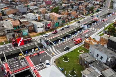 notícia: Entrega de obras de macrodrenagem da Bacia do Tucunduba valoriza imóveis e comércio local