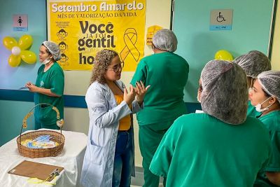 notícia: Hospital Regional do Marajó promove ação pela campanha ‘Setembro Amarelo’