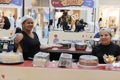 notícia: Empreendedoras da UsiPaz Bengui participam da 'Feira do Círio' em shopping de Belém