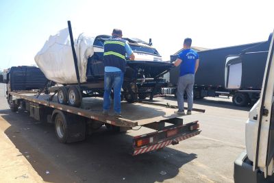 notícia: Sefa apreende lancha, sem documento fiscal, no valor de R$ 1,2 milhão em Dom Eliseu
