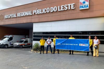 notícia: Iniciativa no Hospital Regional do Leste conscientiza usuários sobre trânsito seguro 
