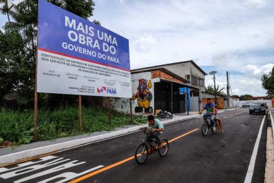 notícia: Governo do Estado garante mais de 130 quilômetros em obras de pavimentação asfáltica em Ananindeua