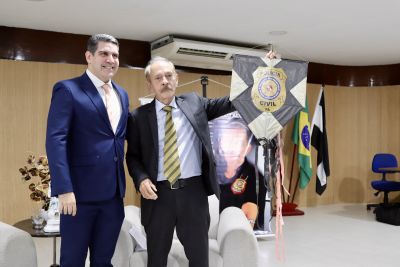 notícia: Polícia Civil do Pará realiza homenagem ao delegado Armando Tadeu Mourão após aposentadoria