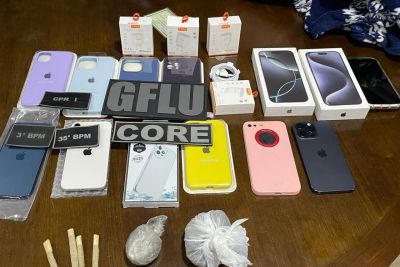 notícia: Fiscalização da Base Candiru, em Óbidos, apreende entorpecentes e celulares 