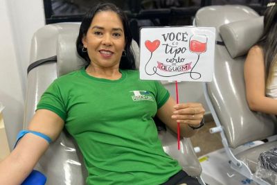 notícia: Hospital Regional do Sudeste promove campanha de doação de sangue em Marabá