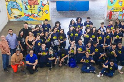 notícia: Aunos do Centro Educacional Mosaico conhecem estrutura do Núcleo Curro Velho