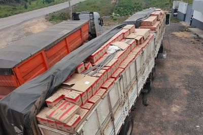 notícia: Sefa apreende mais de 25 mil garrafas de coquetel alcoólico na região de Carajás