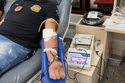 notícia: Polícia Civil do Pará participa da 'Gincana Cidadã: Todos Doando Sangue em Belém'