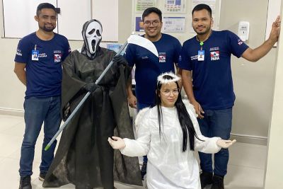 notícia: Na Policlínica Lago de Tucuruí, anjos e monstros classificam ações seguras na unidade