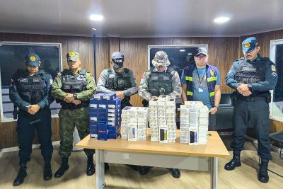 notícia: Base Integrada Fluvial 'Candiru' apreende carga com 120 celulares sem nota fiscal