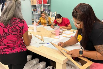 notícia: Cursos de Modelagem e Gastronomia Natalina são destaques na Usina da Paz Terra Firme