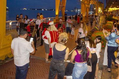 notícia: Coral infantil e música regional abrem a programação de natal da Estação das Docas, nesta sexta-feira, 13.