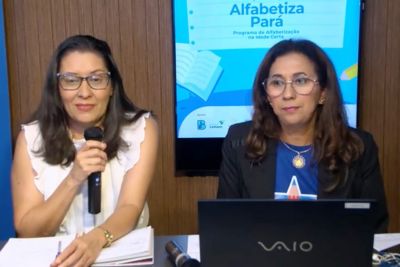 notícia: Encontro virtual celebra sucesso do Programa Alfabetiza Pará em 2024