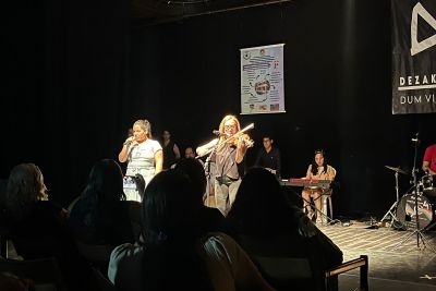 notícia: Teatro Waldemar Henrique recebe espetáculo sobre acessibilidade social