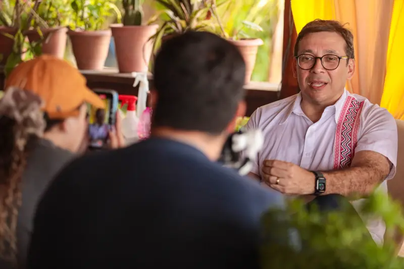 Marcel Botelho, presidente da FAPESPA <div class='credito_fotos'>Foto: Pedro Guerreiro / Ag. Pará &nbsp;&nbsp;|&nbsp;&nbsp; <a href='/midias/2025/originais/20250211155111-GF00022967-F00377133.jpg' download><i class='fa-solid fa-download'></i> Download</a></div>