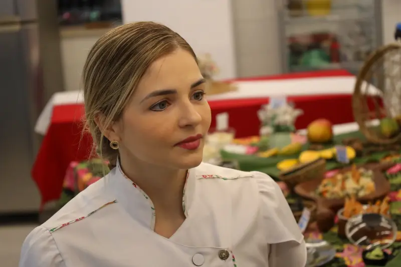 Isabela Meschede - coordenadora de gastronomia Usipaz Jurunas/Condor <div class='credito_fotos'>Foto: Bruno Cecim / Ag.Pará &nbsp;&nbsp;|&nbsp;&nbsp; <a href='/midias/2025/originais/20250217130308-GF00023011-F00378523.jpg' download><i class='fa-solid fa-download'></i> Download</a></div>