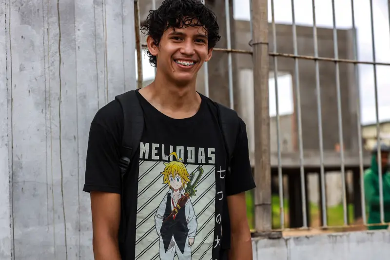 Ismael Alves Barbosa - estudante universitário, 23 anos
Fala sobre a importância da escola ficar pronta. <div class='credito_fotos'>Foto: Bruno Cruz / Ag. Pará &nbsp;&nbsp;|&nbsp;&nbsp; <a href='/midias/2025/originais/20250221105827-GF00023047-F00379451.jpg' download><i class='fa-solid fa-download'></i> Download</a></div>