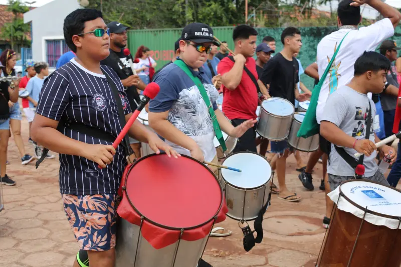 Ensaio Técnico da Escola de Samba, realizado no último domingo (2)