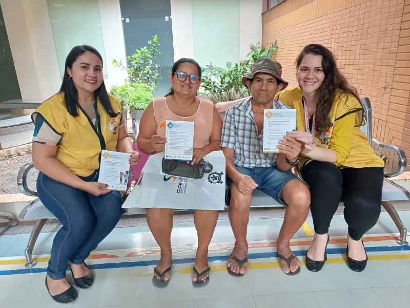 Thaiane e Manoel aprovaram orientação