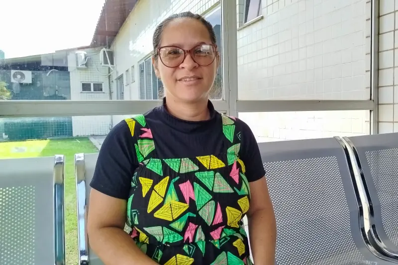 Patrícia de Jesus de Souza, moradora de Marabá esta esperançosa com a nova unidade de saúde.