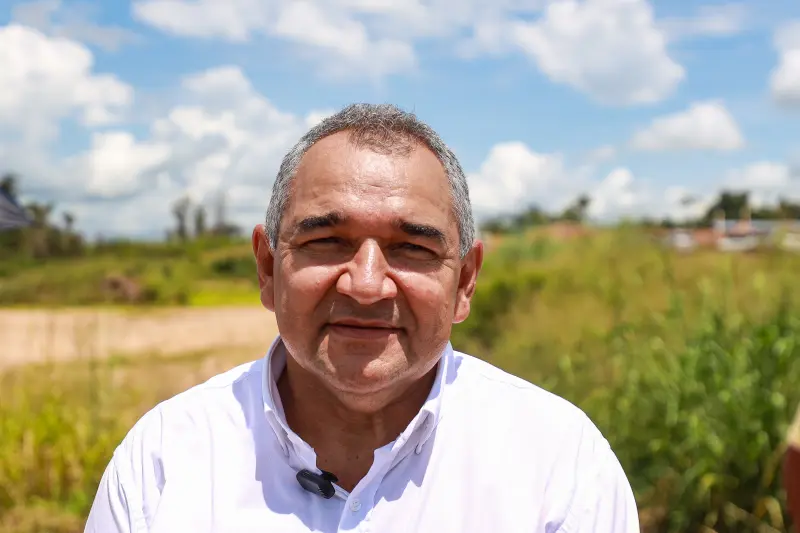 Isvandires Martins Ribeiro (Vandin), prefeito de Água Azul do Norte <div class='credito_fotos'>Foto: Marcelo Lelis / Ag. Pará &nbsp;&nbsp;|&nbsp;&nbsp; <a href='/midias/2025/originais/20250404143230-GF00023375-F00390571.jpg' download><i class='fa-solid fa-download'></i> Download</a></div>