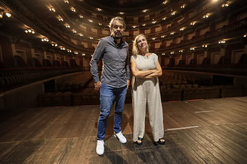 Silvio Viegas e Carla Camurati