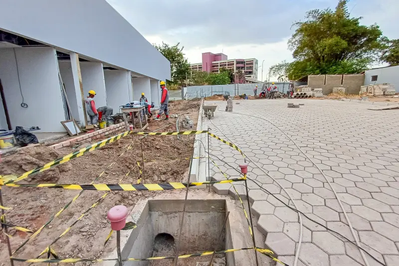 Obras da policlínica de Santarém