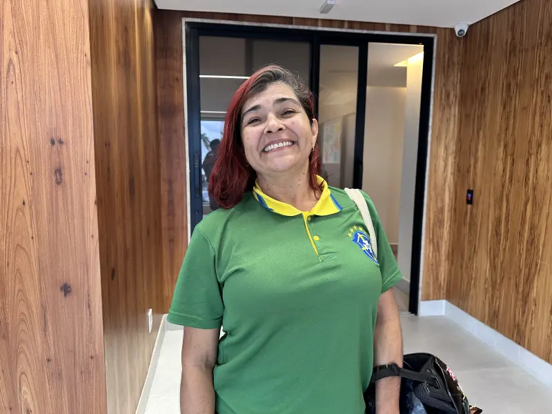 Diene Góes, que vive na Ponta da Sofia há mais de 30 anos