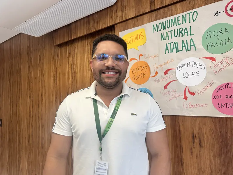 diretor de Gestão e Monitoramento de Unidades de Conservação do Ideflor-Bio, Ellivelton Carvalho