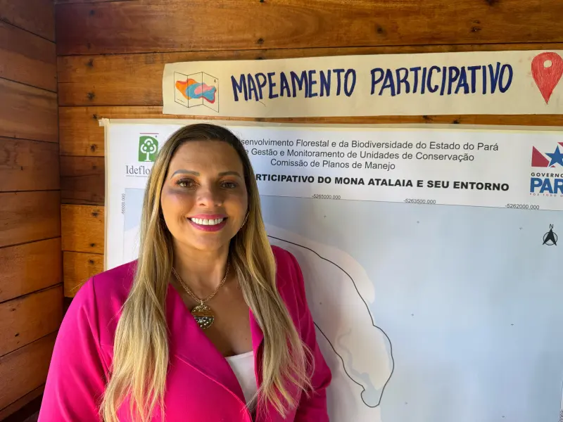 vereadora Aury Donato, presidente da Comissão de Meio Ambiente da Câmara Municipal de Salinópolis