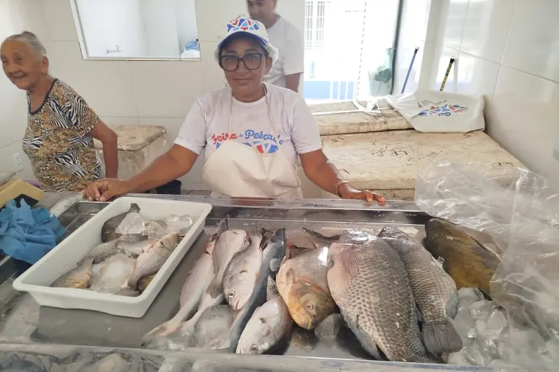 Em Jacundá a venda do peixe ocorreu no mercado municipal
