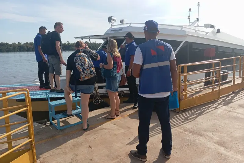 Artran presente no Terminal Hidroviário Porto Trombeta, em Santarém