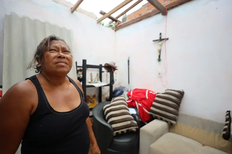 Dona de casa, Maria Raimunda Trindade já se cadastrou nesta segunda-feira (5)