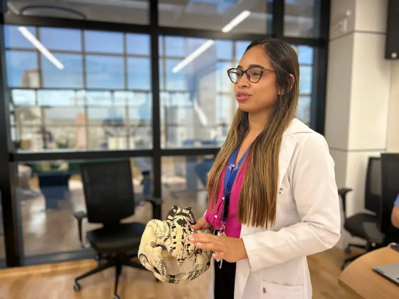 Clara Martins, coordenadora do serviço de fisioterapia e de Terapia Ocupacional do hospital