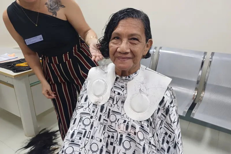 Maria José Alves mudou o visual durante a ação 