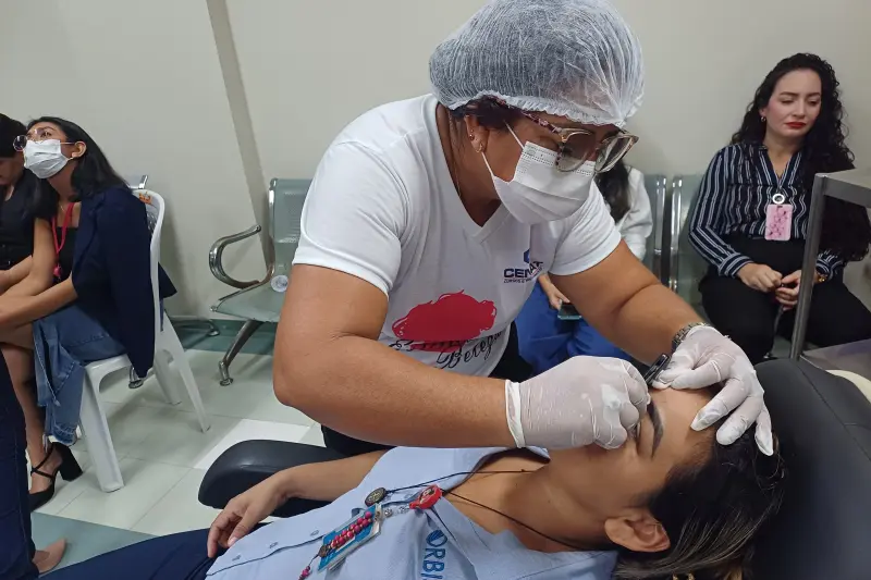 Colaboradoras também participaram do Dia de Beleza