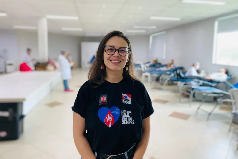 Vanessa Pimentel, assistente social do Hemopa: “A parceria com a Faama ocorre há anos e conta com forte mobilização dos alunos.