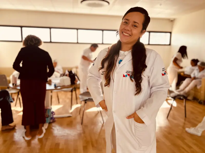 Enfermeira Larissa Castro