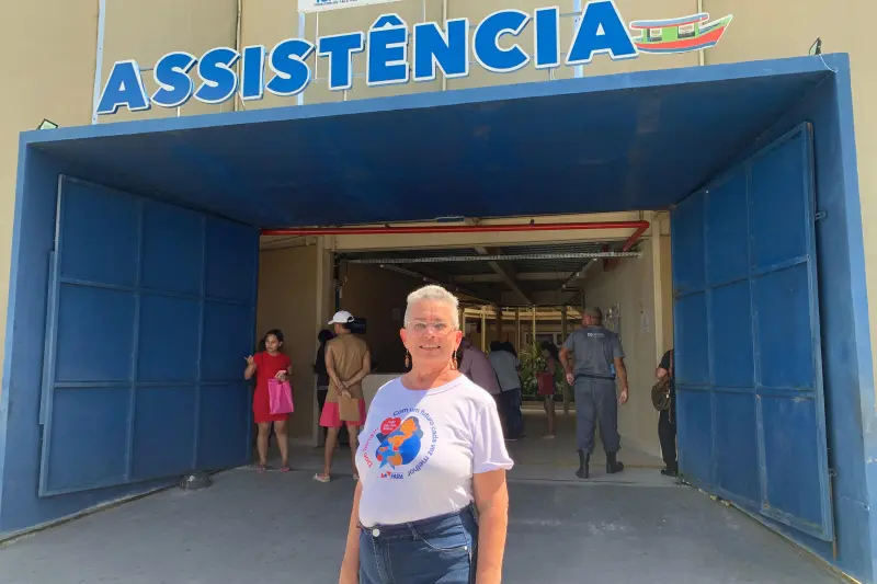 Assistente social da Fundação Hemopa, Maria Alice Loureiro