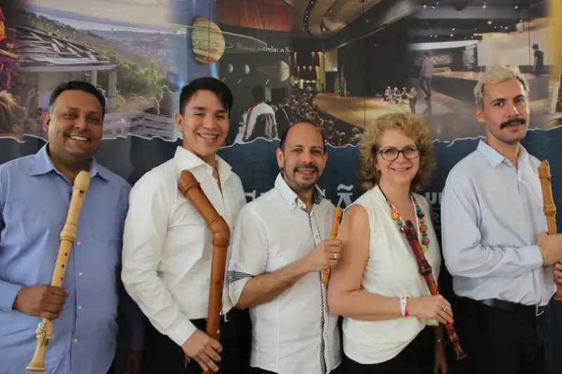 Flautarium - conjunto de flautas doces da UFRGS