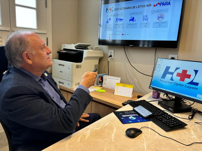 O sistema de gestão hospitalar integrado em curso permite  a integração de todos os processos da instituição