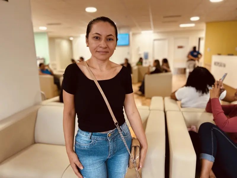 Paciente Rosana Costa já se planeja para fazer acompanhamento com as profissionais da equipe multiprofissional do Hospital da Mulher