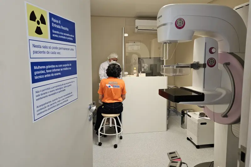 Exames de mamografia são realizados em parceria com o Sesc e CIIR