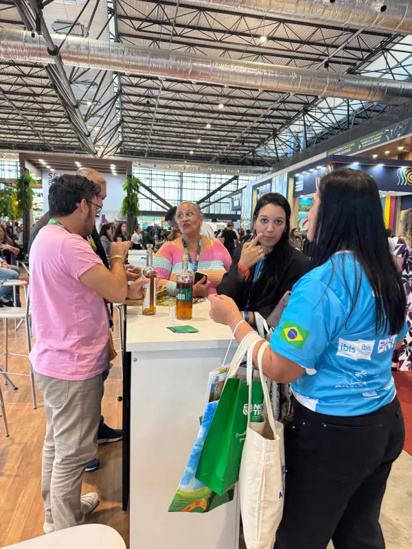 Estande de atendimento do Pará na BNT Mercosul